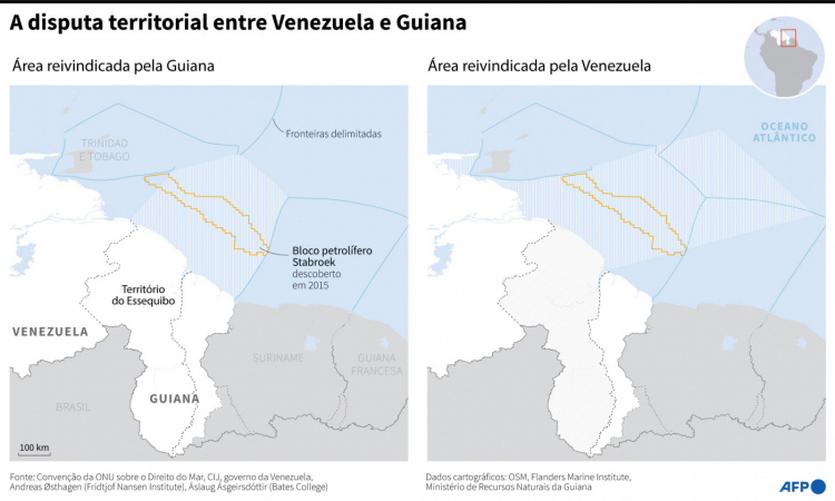 Essequibo: presidente da Guiana não descarta base americana no