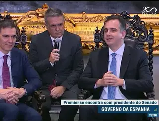 Vídeo: Pacheco se encontra com presidente espanhol Pedro Sánchez