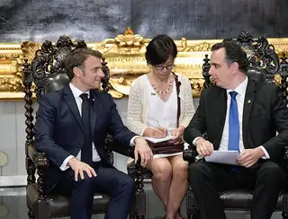 Pacheco e Macron tratam de democracia, meio ambiente e relações bilaterais